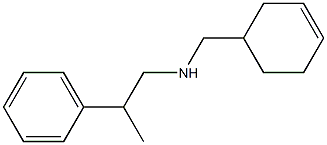 (cyclohex-3-en-1-ylmethyl)(2-phenylpropyl)amine Struktur