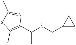 (cyclopropylmethyl)[1-(2,5-dimethyl-1,3-thiazol-4-yl)ethyl]amine Struktur