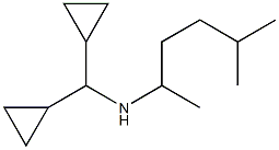 (dicyclopropylmethyl)(5-methylhexan-2-yl)amine Struktur