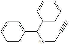 (diphenylmethyl)(prop-2-yn-1-yl)amine Struktur