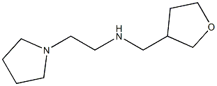 (oxolan-3-ylmethyl)[2-(pyrrolidin-1-yl)ethyl]amine Struktur