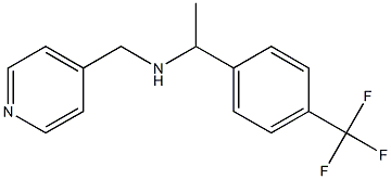 (pyridin-4-ylmethyl)({1-[4-(trifluoromethyl)phenyl]ethyl})amine Struktur