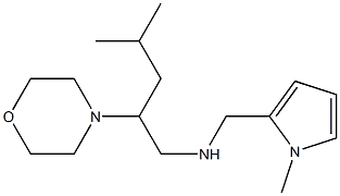 [(1-methyl-1H-pyrrol-2-yl)methyl][4-methyl-2-(morpholin-4-yl)pentyl]amine Struktur