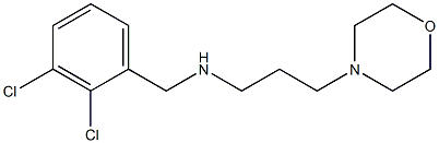 [(2,3-dichlorophenyl)methyl][3-(morpholin-4-yl)propyl]amine Struktur