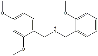 [(2,4-dimethoxyphenyl)methyl][(2-methoxyphenyl)methyl]amine Struktur