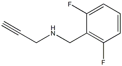 [(2,6-difluorophenyl)methyl](prop-2-yn-1-yl)amine Struktur