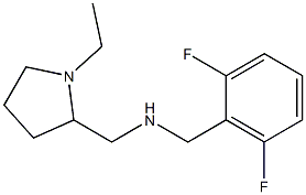 [(2,6-difluorophenyl)methyl][(1-ethylpyrrolidin-2-yl)methyl]amine Struktur