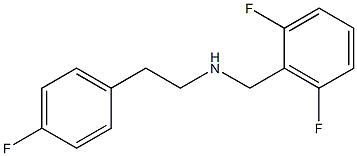 [(2,6-difluorophenyl)methyl][2-(4-fluorophenyl)ethyl]amine Struktur