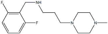 [(2,6-difluorophenyl)methyl][3-(4-methylpiperazin-1-yl)propyl]amine Struktur