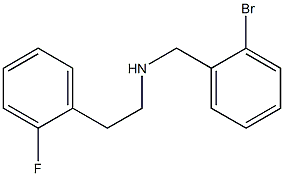 [(2-bromophenyl)methyl][2-(2-fluorophenyl)ethyl]amine Struktur