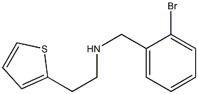 [(2-bromophenyl)methyl][2-(thiophen-2-yl)ethyl]amine Struktur