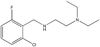 [(2-chloro-6-fluorophenyl)methyl][2-(diethylamino)ethyl]amine Struktur