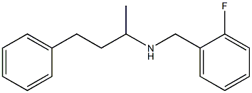 [(2-fluorophenyl)methyl](4-phenylbutan-2-yl)amine Struktur