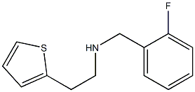 [(2-fluorophenyl)methyl][2-(thiophen-2-yl)ethyl]amine Struktur