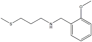 [(2-methoxyphenyl)methyl][3-(methylsulfanyl)propyl]amine Struktur