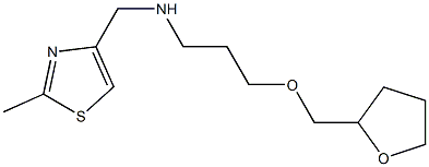 [(2-methyl-1,3-thiazol-4-yl)methyl][3-(oxolan-2-ylmethoxy)propyl]amine Struktur