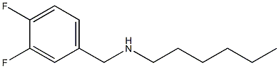 [(3,4-difluorophenyl)methyl](hexyl)amine Struktur