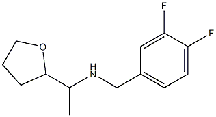 [(3,4-difluorophenyl)methyl][1-(oxolan-2-yl)ethyl]amine Struktur