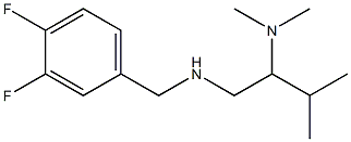 [(3,4-difluorophenyl)methyl][2-(dimethylamino)-3-methylbutyl]amine Struktur