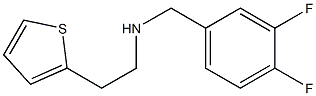 [(3,4-difluorophenyl)methyl][2-(thiophen-2-yl)ethyl]amine Struktur