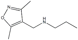 [(3,5-dimethyl-1,2-oxazol-4-yl)methyl](propyl)amine Struktur