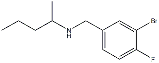 [(3-bromo-4-fluorophenyl)methyl](pentan-2-yl)amine Struktur