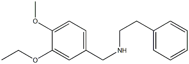 [(3-ethoxy-4-methoxyphenyl)methyl](2-phenylethyl)amine Struktur