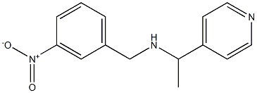 [(3-nitrophenyl)methyl][1-(pyridin-4-yl)ethyl]amine Struktur