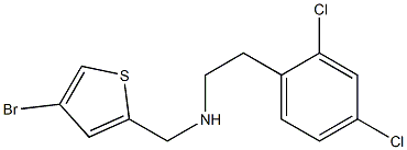 [(4-bromothiophen-2-yl)methyl][2-(2,4-dichlorophenyl)ethyl]amine Struktur