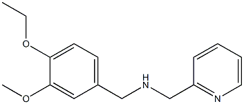 [(4-ethoxy-3-methoxyphenyl)methyl](pyridin-2-ylmethyl)amine Struktur