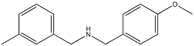 [(4-methoxyphenyl)methyl][(3-methylphenyl)methyl]amine Struktur