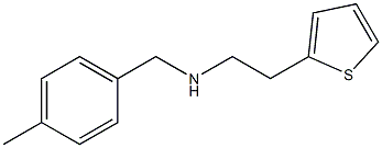 [(4-methylphenyl)methyl][2-(thiophen-2-yl)ethyl]amine Struktur