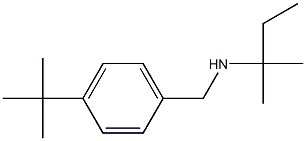 [(4-tert-butylphenyl)methyl](2-methylbutan-2-yl)amine Struktur