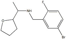 [(5-bromo-2-fluorophenyl)methyl][1-(oxolan-2-yl)ethyl]amine Struktur