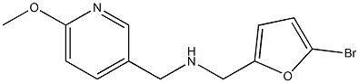 [(5-bromofuran-2-yl)methyl][(6-methoxypyridin-3-yl)methyl]amine Struktur