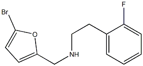 [(5-bromofuran-2-yl)methyl][2-(2-fluorophenyl)ethyl]amine Struktur