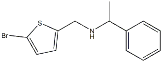 [(5-bromothiophen-2-yl)methyl](1-phenylethyl)amine Struktur