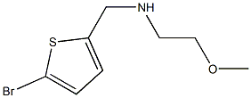 [(5-bromothiophen-2-yl)methyl](2-methoxyethyl)amine Struktur