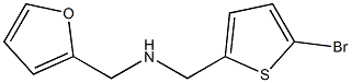 [(5-bromothiophen-2-yl)methyl](furan-2-ylmethyl)amine Struktur