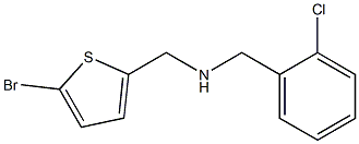 [(5-bromothiophen-2-yl)methyl][(2-chlorophenyl)methyl]amine Struktur