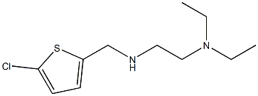 [(5-chlorothiophen-2-yl)methyl][2-(diethylamino)ethyl]amine Struktur