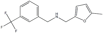 [(5-methylfuran-2-yl)methyl]({[3-(trifluoromethyl)phenyl]methyl})amine Struktur