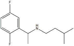 [1-(2,5-difluorophenyl)ethyl](3-methylbutyl)amine Struktur