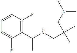 [1-(2,6-difluorophenyl)ethyl]({2-[(dimethylamino)methyl]-2-methylpropyl})amine Struktur