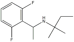 [1-(2,6-difluorophenyl)ethyl](2-methylbutan-2-yl)amine Struktur