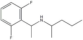 [1-(2,6-difluorophenyl)ethyl](pentan-2-yl)amine Struktur