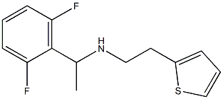 [1-(2,6-difluorophenyl)ethyl][2-(thiophen-2-yl)ethyl]amine Struktur