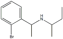 [1-(2-bromophenyl)ethyl](butan-2-yl)amine Struktur