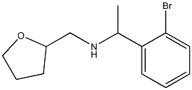 [1-(2-bromophenyl)ethyl](oxolan-2-ylmethyl)amine Struktur