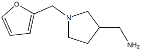 [1-(2-furylmethyl)pyrrolidin-3-yl]methylamine Struktur